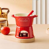 Panela de Fondue de Queijo e Chocolate Cerâmica Casa & Coza