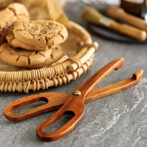 Pegador de Salada Bambu Pinça Multiuso Casa & Coza