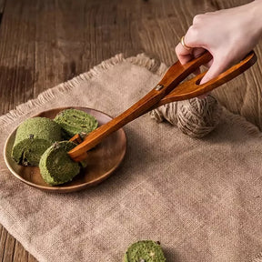 Pegador de Salada Bambu Pinça Multiuso Casa & Coza