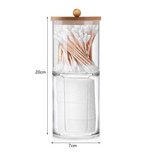 Organizador Porta Algodão e Cotonete Acrílico Kit Casa & Coza