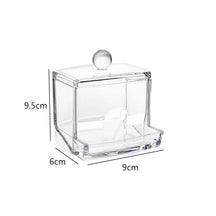 Organizador Porta Algodão e Cotonete Acrílico Kit Casa & Coza