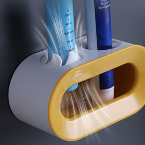Porta Escova de Dente e Pasta Parede Organizador Casa & Coza