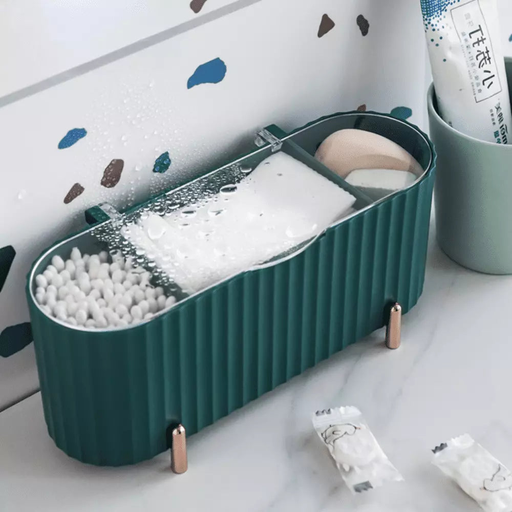 Porta Esponja de Maquiagem e Algodão Decorativo de Luxo Casa & Coza