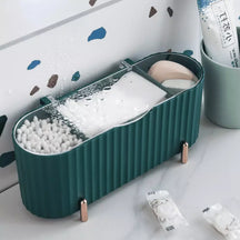 Porta Esponja de Maquiagem e Algodão Decorativo de Luxo Casa & Coza