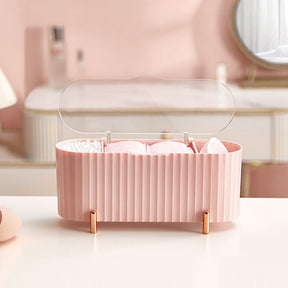 Porta Esponja de Maquiagem e Algodão Decorativo de Luxo Casa & Coza