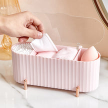Porta Esponja de Maquiagem e Algodão Decorativo de Luxo Casa & Coza