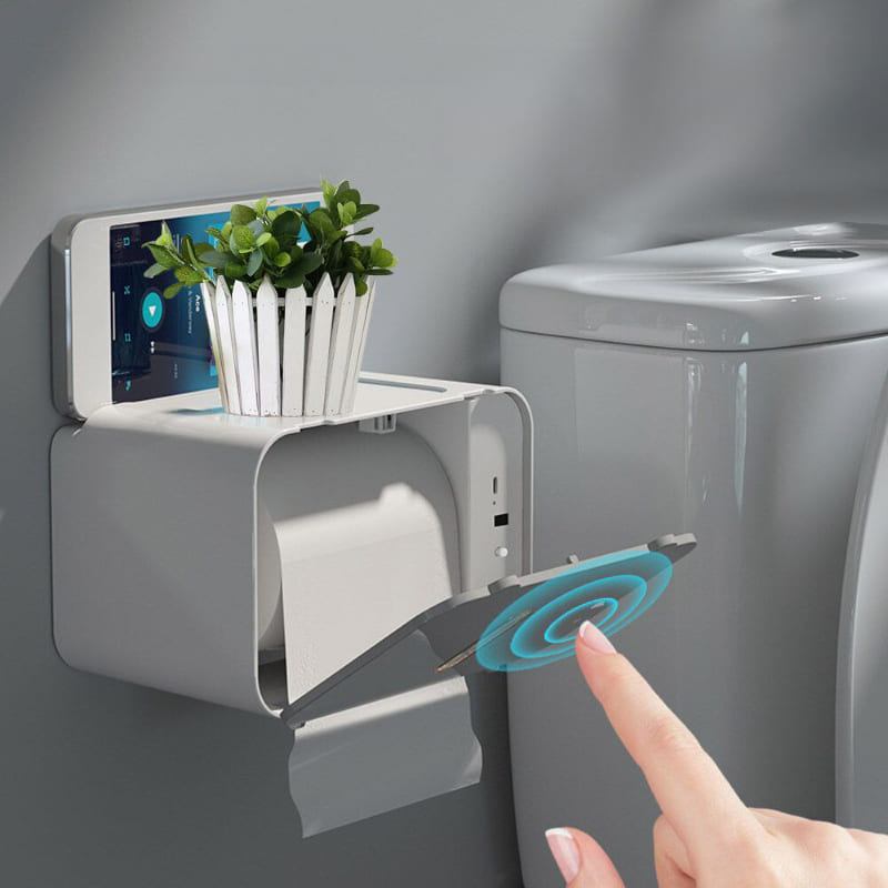 Porta Papel Higiênico Automático por Indução Casa & Coza