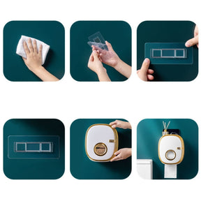 Porta Papel Higiênico de Parede Suporte Papel Higiênico Casa & Coza