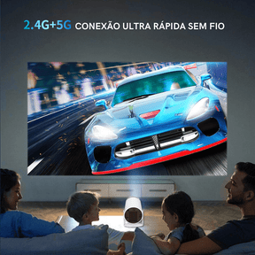 Projetor Portátil 4K 1080p Cinema em Casa Ultra HD Casa & Coza
