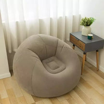 Puff para Sala Redondo Inflável Casa & Coza
