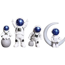 Escultura Decorativa Astronauta - 4 peças
