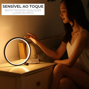 Luminária de Mesa LED USB Alumínio Moderna Touch Casa & Coza- Ocra™