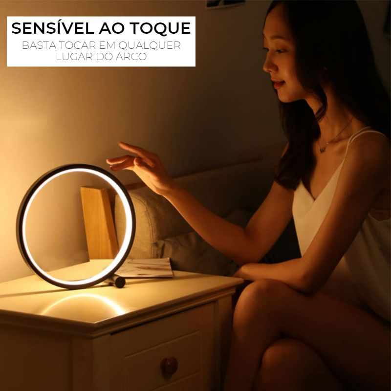 Luminária de Mesa LED USB Alumínio Moderna Touch Casa & Coza- Ocra™