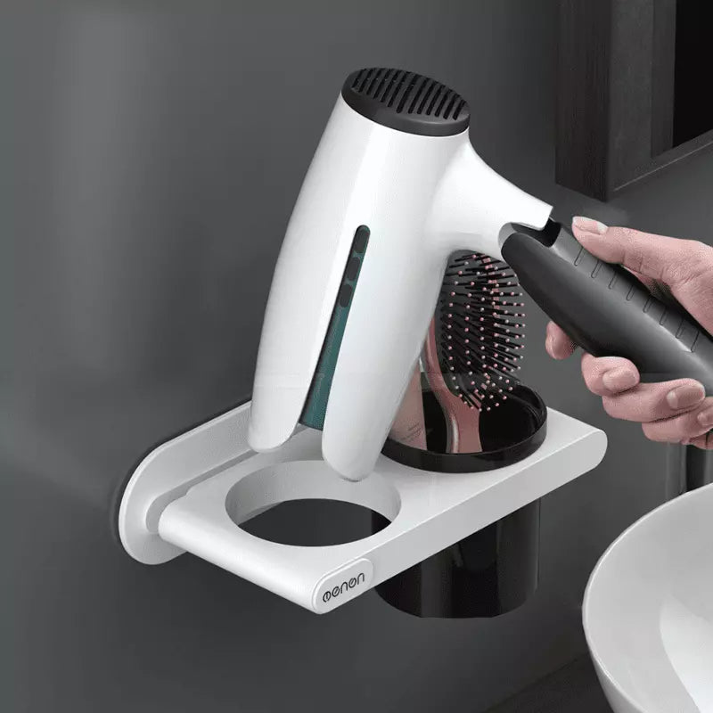 Suporte para Secador de Cabelo Suporte de Parede Casa & Coza