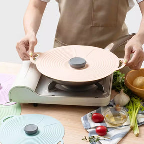 Tampa de Silicone Universal Dobrável para Micro-ondas Casa & Coza