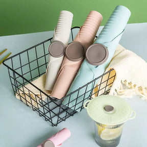 Tampa de Silicone Universal Dobrável para Micro-ondas Casa & Coza