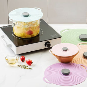 Tampa de Silicone Universal Dobrável para Micro-ondas Casa & Coza
