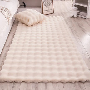 Tapete Para Sala Peludo Quarto Pelúcia Antiderrapante Casa & Coza