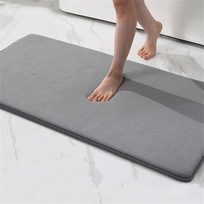 Tapete para Banheiro Antiderrapante Absorvente Veludo Casa & Coza