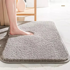 Tapete para Banheiro Felpudo Antiderrapante Absorvente Casa & Coza