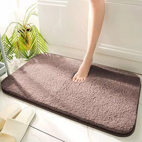 Tapete para Banheiro Felpudo Antiderrapante Absorvente Casa & Coza