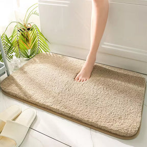 Tapete para Banheiro Felpudo Antiderrapante Absorvente Casa & Coza