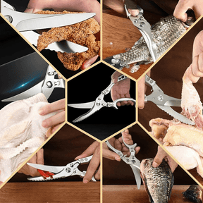 Tesoura de Cozinha Multiuso Inox Corta Tudo Casa & Coza