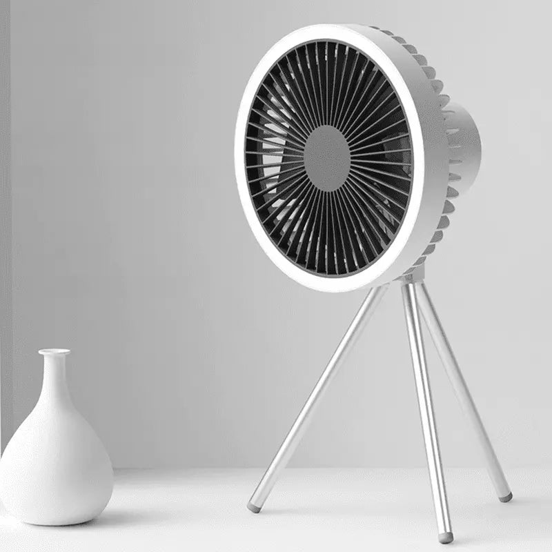 Ventilador de Coluna Portátil Recarregável de Mesa Casa & Coza