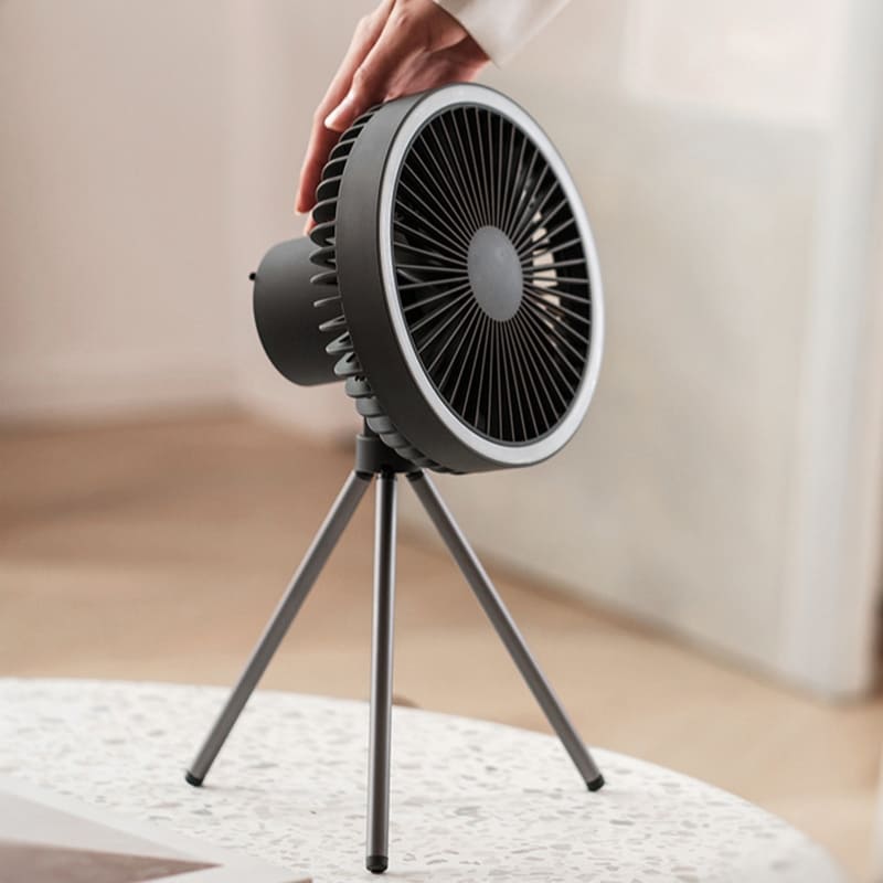 Ventilador de Coluna Portátil Recarregável de Mesa Casa & Coza