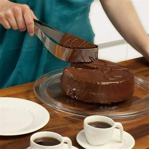 Fatiador de Bolo e Torta Inox c/ Design Europeu Premium Casa & Coza
