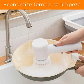 Escova Elétrica Multifuncional Casa & Coza - Limpeza Rápida
