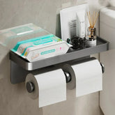 Suporte de Papel Higiênico com Apoio de Celular - Casa & Coza