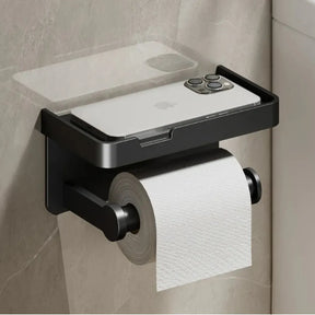 Suporte de Papel Higiênico com Apoio de Celular - Casa & Coza
