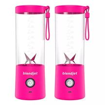 Kit 2 Mini Liquidificador Portátil - 6 Lâminas - Recarregável