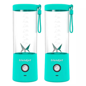 Kit 2 Mini Liquidificador Portátil - 6 Lâminas - Recarregável